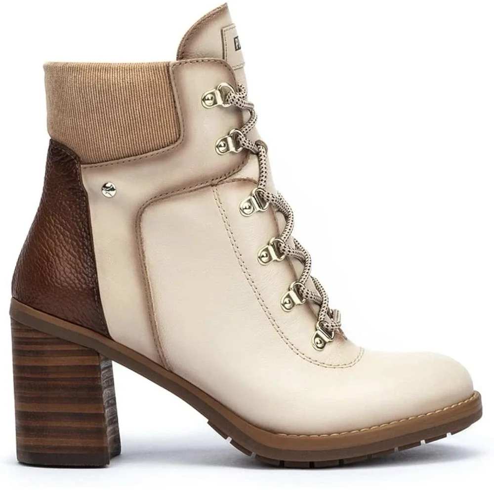 PIKOLINOS High-Heel Ankle Boot Leather Pompeya Sz 39 NWT